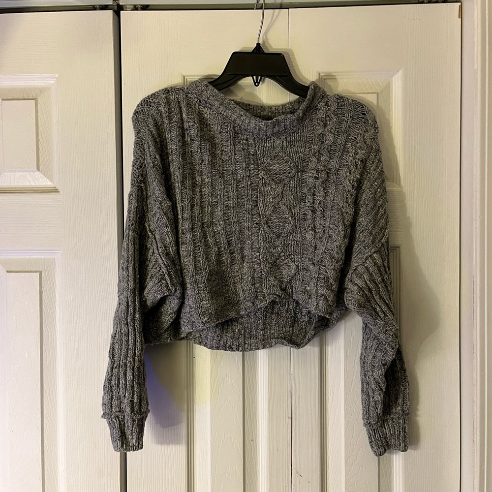 Free People Cropped Sweater